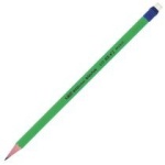 BIC Ecolutions Evolution 655 HB Pencil with Eraser (Pack of 12), Green - Image 3