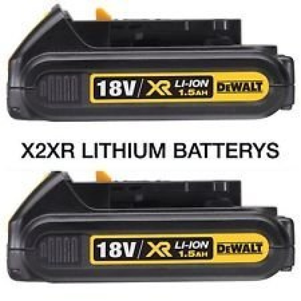 DEWALT GG107 18V Combi Drill X2 Upgraded 1.5AH Batteries Fast Charger,Latest T STAK CASE*Complete KIT,Black - Image 4
