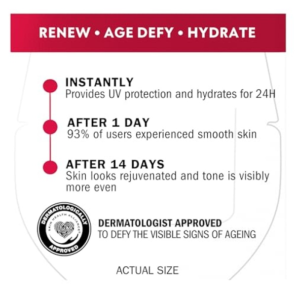 Olay Regenerist Niacinamide Day Cream Face Moisturiser SPF 30, Skincare with Niacinamide 99% Purity, Antioxidant Vitamin E, Anti Ageing Skin Care: Renews, Age Defies and Hydrates, Non-Greasy, 50ml - Image 4