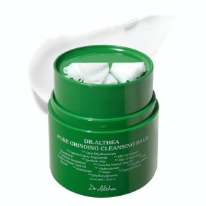 Dr.Althea Pure Grinding Cleansing Balm | Hygenic One-Step Makeup Remover with Madecassoside | Non-Greasy Sorbet Texture | Gentle, Soothing for All Skin Types | Korean Vegan Skin Care | 1.7 Fl Oz
