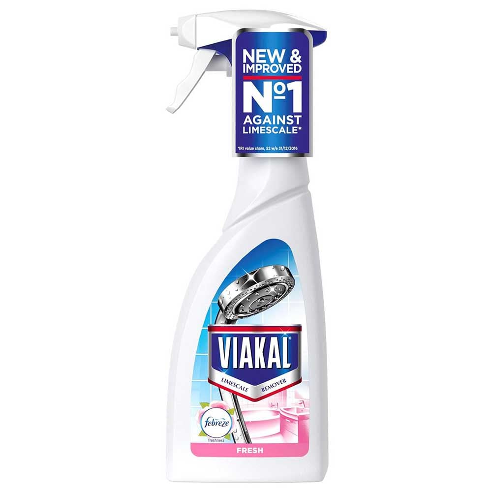 51I03U0+kmL Viakal Febreze Fresh Limescale Remover Spray, 500 ml - Image 1