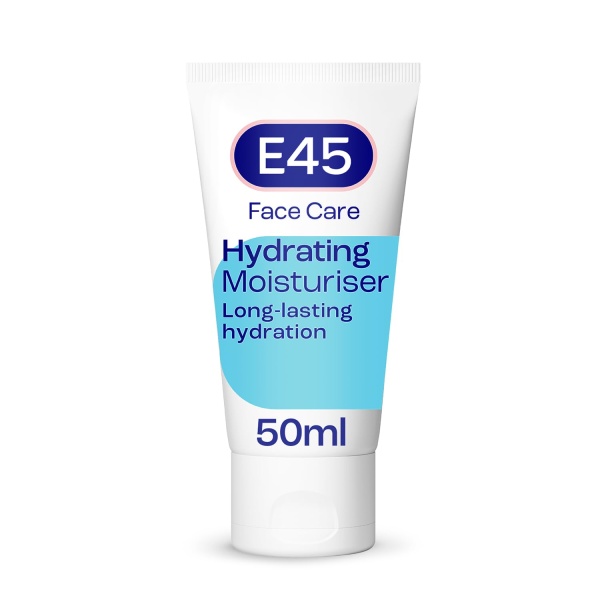 E45 Face Moisturiser – Hydrating Face Cream for Long-Lasting Moisturisation - Lightweight Cream for Dry and Sensitive Skin – Fast-Absorbing and Non-Greasy Formula - Dermatologically Tested - 50ml - Image 1