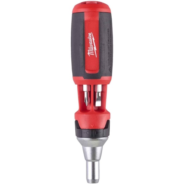 Milwaukee Universal Ratchet Screwdriver 8 in 1 Color E 0 W 0 V Multicoloured One Size, 4932471868 - Image 1
