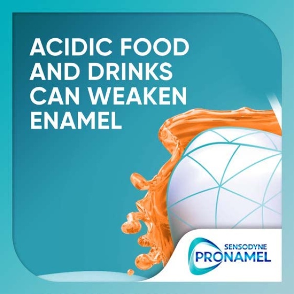 Sensodyne Pronamel Toothpaste Mineral Boost, Fluoride Toothpaste for Acid Weakened Enamel Repair, Peppermint Flavour, 75ml - Image 6