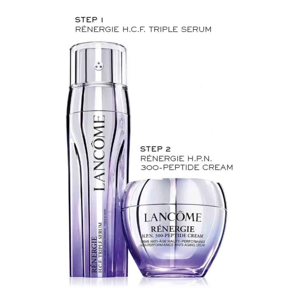 Lancôme Rénergie H.C.F. Triple Serum - Hyaluronic Acid Serum for Visible Correction of Anti Aging Signs & Dark Spots, With Vitamin C+, Niacinamide & Ferulic Acid, 50ml - Image 5
