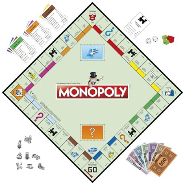 Hasbro Gaming Monopoly, Strategy Board Game for 8+ Year Old Kids, 2-6 Players, Family Games for Children and Adults - Image 11