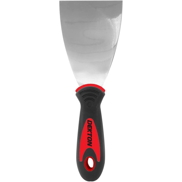 Dekton 3" Professional Scraper - Heavy Duty Stainless Sturdy Steel Blade| Ergonomic Rubber Grip Handle for Comfort| 3" Blade| Ideal for Scraping Wallpaper, Filling Cracks and Repairing Holes| Durable - Image 5