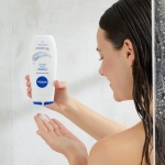 NIVEA Care Shower Creme Soft (250 ml) Enriched with Almond Oil, Moisturising Gel Body Wash, Skin Moisturiser with Mild Scent - Image 5