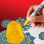 Sharpie Permanent Markers | Fine Point Colouring Pens | Assorted Colours | 24 Marker Pens - Image 3