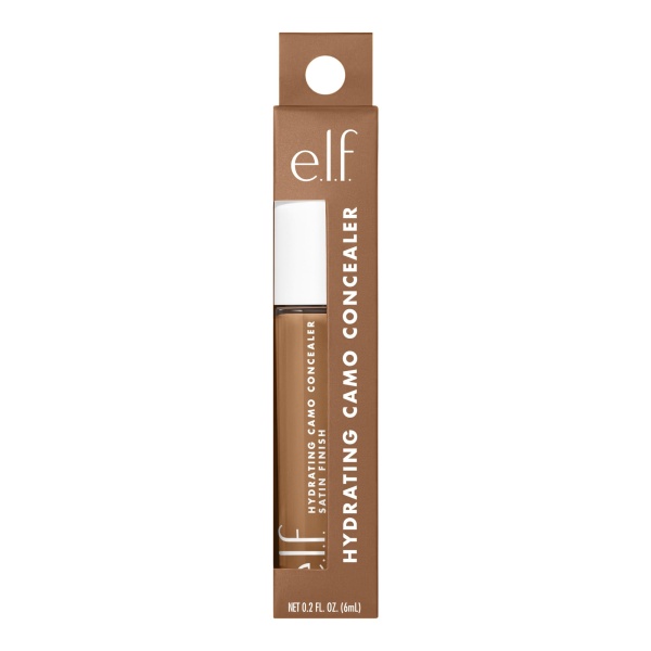 e.l.f. Hydrating Camo Concealer, Lightweight, Full Coverage, Long Lasting, Conceals, Corrects, Covers, Hydrates, Highlights, Deep Cinnamon, Satin Finish, All-Day Wear 6ml - Image 3