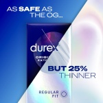 Durex Nude, Ultra Thin, 30 Condoms, Regular Fit, With Silicone Lube, Easy on Shape, Teat Ended, Our Thinnest Condom Yet, Transparent Natural Latex Condoms, Trusted Durex Protection - Image 8