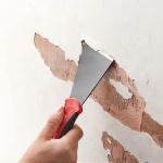 Dekton 3" Professional Scraper - Heavy Duty Stainless Sturdy Steel Blade| Ergonomic Rubber Grip Handle for Comfort| 3" Blade| Ideal for Scraping Wallpaper, Filling Cracks and Repairing Holes| Durable - Image 4