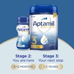 Aptamil Advanced 2 Follow On Baby Milk Ready to Use Liquid Formula, 6-12 Months, 200 ml (Pack of 12) - Image 3