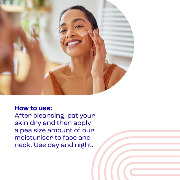 E45 Face Moisturiser – Hydrating Face Cream for Long-Lasting Moisturisation - Lightweight Cream for Dry and Sensitive Skin – Fast-Absorbing and Non-Greasy Formula - Dermatologically Tested - 50ml - Image 4