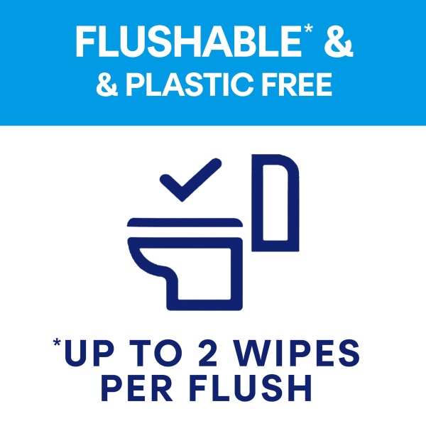 Andrex Ultimate Fresh Washlets, 12 Packs - Gentle, Biodegradable, Flushable Toilet Wipes for Everyday Hygiene, Use with Regular Toilet Roll for a Shower Fresh Clean - Image 6