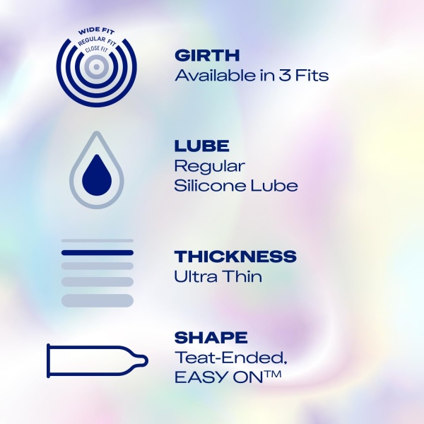 Durex Nude, Ultra Thin, 30 Condoms, Regular Fit, With Silicone Lube, Easy on Shape, Teat Ended, Our Thinnest Condom Yet, Transparent Natural Latex Condoms, Trusted Durex Protection - Image 10