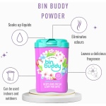 Bin Buddy Fresh Spring Blossom 450g, Bin Freshener Deodoriser Powder, Leaves Your Bin Smelling Great, Suitable for Indoor and Outdoor Bins - Image 4