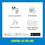 WiZ Smart Colour Bulb, E27, 8.5W, Tunable, Motion Sensor with App, Connected WiFi Works with Alexa, Google Assistant & HomeKit, App Control for Home Indoor Lighting, Bedroom, 2Pack - Image 2