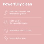 ATTITUDE Baby Washing-Up Liquid and Bottle Cleaner, EWG Verified, No Added Dyes or Fragrances, Tough on Milk Residue and Grease, Vegan, Sweet Lullaby, 700 mL - Image 5