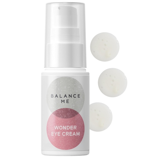Balance Me Wonder Eye Cream 15ml, Anti Aging Eye Gel with Hyaluronic Acid, Reduces Dark Circles, Puffiness and Hydrates Under Eye - Image 1