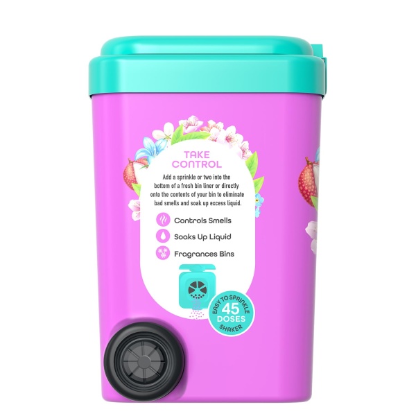 Bin Buddy Fresh Spring Blossom 450g, Bin Freshener Deodoriser Powder, Leaves Your Bin Smelling Great, Suitable for Indoor and Outdoor Bins - Image 6