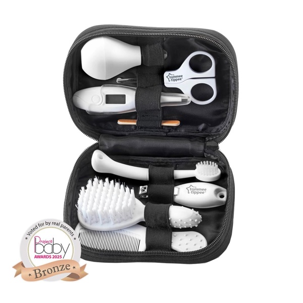 Tommee Tippee Baby Healthcare and Grooming Kit, 9x Essential Newborn Care Items for Home and Travel, Wipe-Clean and Waterproof Travel Case - Image 10