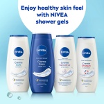 NIVEA Care Shower Creme Soft (250 ml) Enriched with Almond Oil, Moisturising Gel Body Wash, Skin Moisturiser with Mild Scent - Image 4