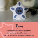 Tommee Tippee InBath Digital Thermometer, Suitable for Bathing and Their Nursery, Waterproof and Floats in Water, Easy to Read LCD Display - Image 4