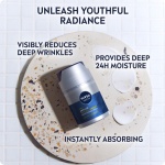 NIVEA MEN Anti-Age Hyaluron SPF15 Moisturising Cream (50ml), Anti-Wrinkle Face Cream with Hyaluronic Acid and Pro-Retinol, Visibly Reduces Deep Wrinkles and Firms Skin - Image 6