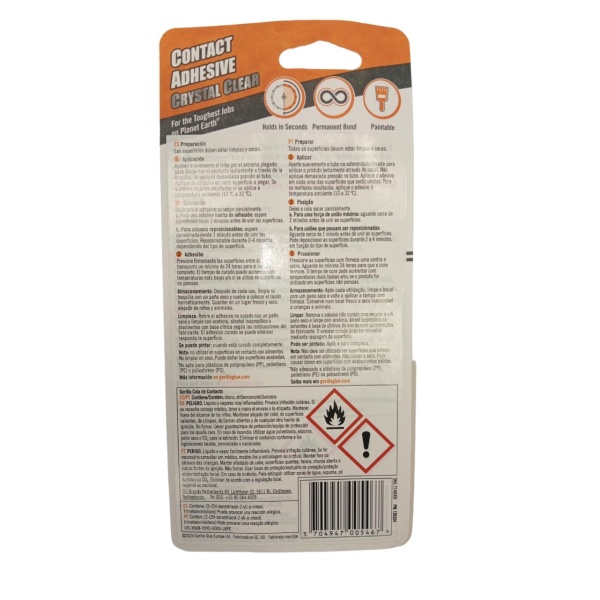 Gorilla Contact Adhesive Clear 75g - Image 7