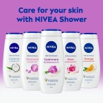 Nivea Cashmere & Cotton Oil Shower Gel (250ml), Body Wash with Vitamin C, E, and Precious Oils, Protects Skin from Drying Out and Leaves it Touchably Smooth - Image 2