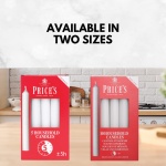 Price's - Household Candles - Pack of 5 - Unscented - 5 Hour Burn Time - Premium White Wax - Image 4