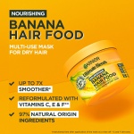 Garnier Hair Food Multi-use Hair Treatment Mask, Nourishes and Conditions, Ideal for Dry Hair, No Silicones, Vegan Formula, Banana, Ultimate Blends, 400ml - Image 8
