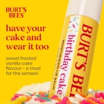 Burt's Bees Lip Balm Birthday Cake, Moisturising Lip Balm With Beeswax and Vitamin E, 100% Natural Origin, 4.25g - Image 10