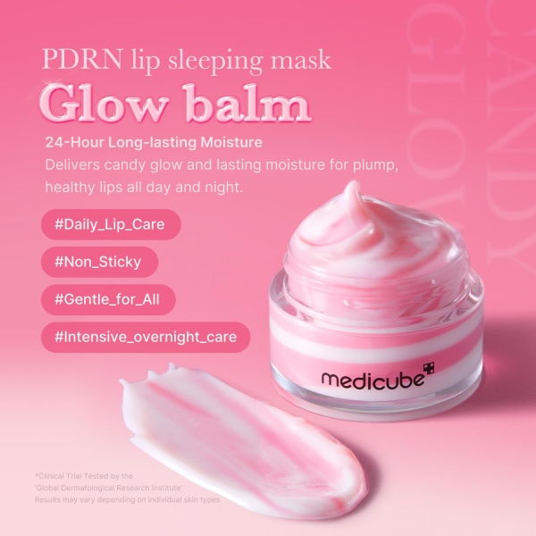 Medicube PDRN Lip Balm, Sleep Mask, Glow Balm, Salmon PDRN, Collagen, Shea Butter for Soft Lips, Long-Lasting Moisture, Overnight and Daily Lip Care, Korean Skin Care - Image 6
