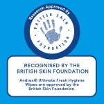 Andrex Ultimate Fresh Washlets, 12 Packs - Gentle, Biodegradable, Flushable Toilet Wipes for Everyday Hygiene, Use with Regular Toilet Roll for a Shower Fresh Clean - Image 2