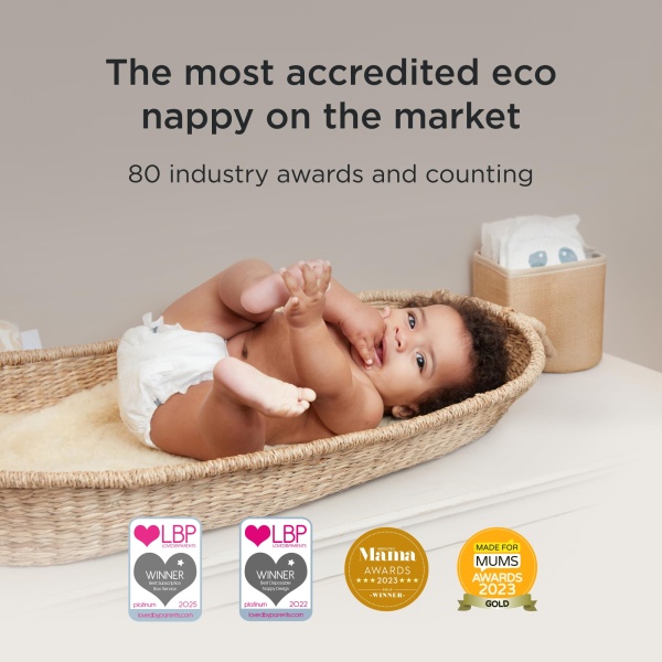 Kit & Kin Premium Eco Nappy Pants Size 7 | 17+ kg / 37+ lbs | Maxi Pull Ups | 12 Packs / 192 Pants | Hypoallergenic & Sustainable | Vegan & Chlorine-Free | Superior up to 12 Hour Leak Protection - Image 7