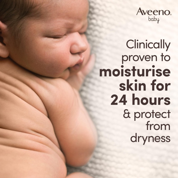 Aveeno Baby Daily Care Moisturising Lotion (1x 150ml), Soothing Baby Cream to Provide 24-Hour Hydration Suitable for Newborns and Infants, Gentle Lotion for Dry, Sensitive Skin Prone to Eczema - Image 6