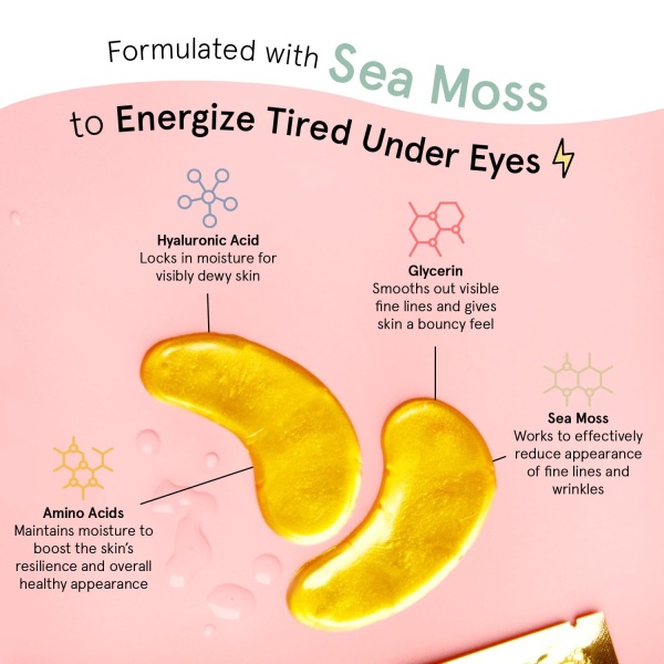 Under Eye Mask - Reduce Dark Circles, Puffy Eyes, Undereye Bags, Wrinkles - Gel Under Eye Patches, Vegan Cruelty-Free Self Care by grace and stella (24 Pairs, Gold) - Image 12