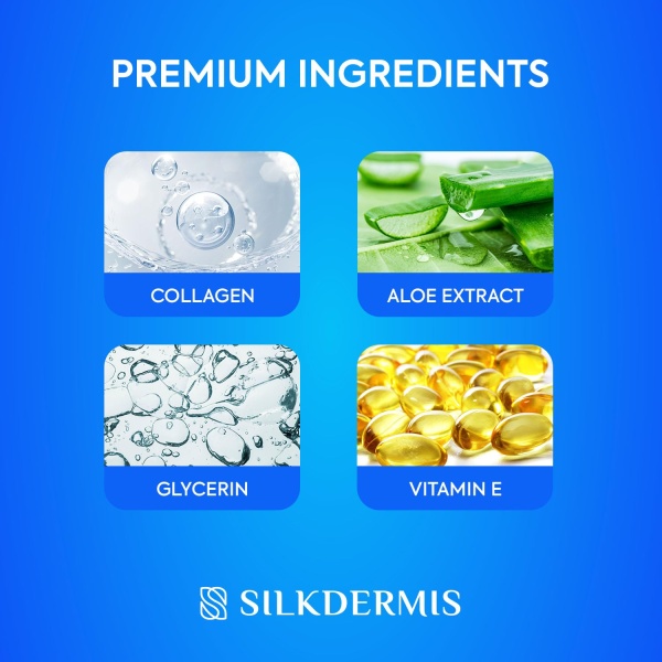 SILKDERMIS Forehead Wrinkle Patches, Moisturising Anti-Ageing Treatment, 12 Pcs - Image 6