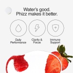 Phizz Electrolytes, Multivitamin & Hydration Tablets - 20 Effervescent Rehydration Electrolyte Tablets - 18 Vitamins & Minerals, Vitamin C, Vegan, Vegetarian & Low Calorie (Mixed Berry) - Image 6
