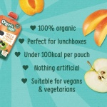 Organix Kids Mango & Apple Organic Smash Pouch 3+ Years 100 g (Pack of 6) - Image 5