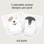 Kit & Kin Premium Eco Baby Nappies Size 6 | 14+ kgs / 31+ lbs | Pack of 192 Nappies | Plant-Based & Hypoallergenic | Superior up to 12 Hour Leak Protection | Vegan & Cruelty Free - Image 9