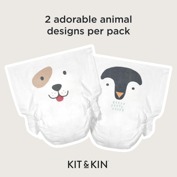 Kit & Kin Premium Eco Baby Nappies Size 6 | 14+ kgs / 31+ lbs | Pack of 192 Nappies | Plant-Based & Hypoallergenic | Superior up to 12 Hour Leak Protection | Vegan & Cruelty Free - Image 9