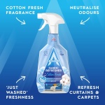 Astonish Fabric Refresher Spray for Freshening Clothes, Curtains, Carpets and Fabrics, Cotton Fresh Scent, 750ml - Image 3