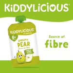Kiddylicious Smooth Pear Pouches - Delicious Pouches for Babies - Suitable for 6+ Months - 100g x 6 Packs - Image 3
