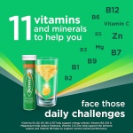 Berocca Vitamin C Effervescent Tablets, with Magnesium, Vitamin B12 & Vitamin B Complex, Orange Flavour, 1 Pack of 45 Tablets - 6 Weeks Supply - Image 5
