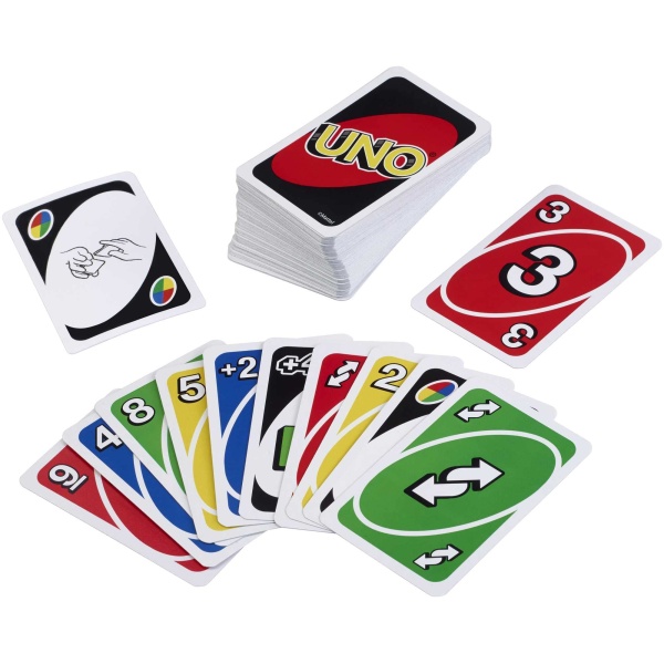Mattel Games UNO, Classic Card Game for Kids and Adults for Family Game Night, Use as a Travel Game or Engaging Gift for Kids, 2 to 10 Players, Ages 7 and Up, W2087 - Image 4