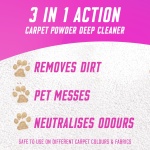 Vanish Oxi Action Upholstery & Carpet Cleaner, Stain Remover Powder for Large Area Cleaning, 650g | Spring Flowers Fragrance | Cleans and Freshens your Carpet - Image 5