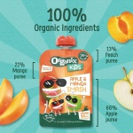 Organix Kids Mango & Apple Organic Smash Pouch 3+ Years 100 g (Pack of 6) - Image 6